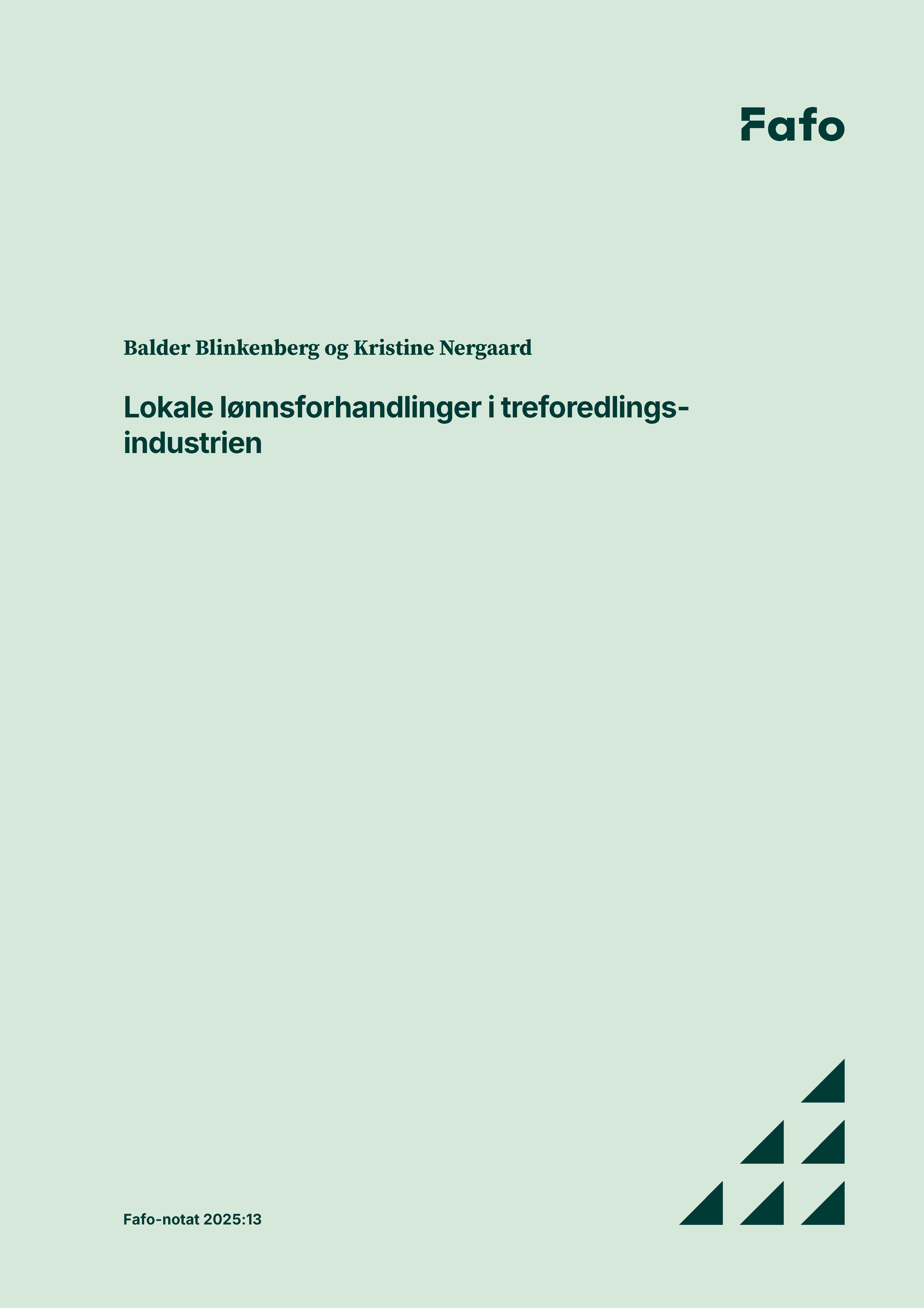 Lokale lønnsforhandlinger i treforedlingsindustrien
