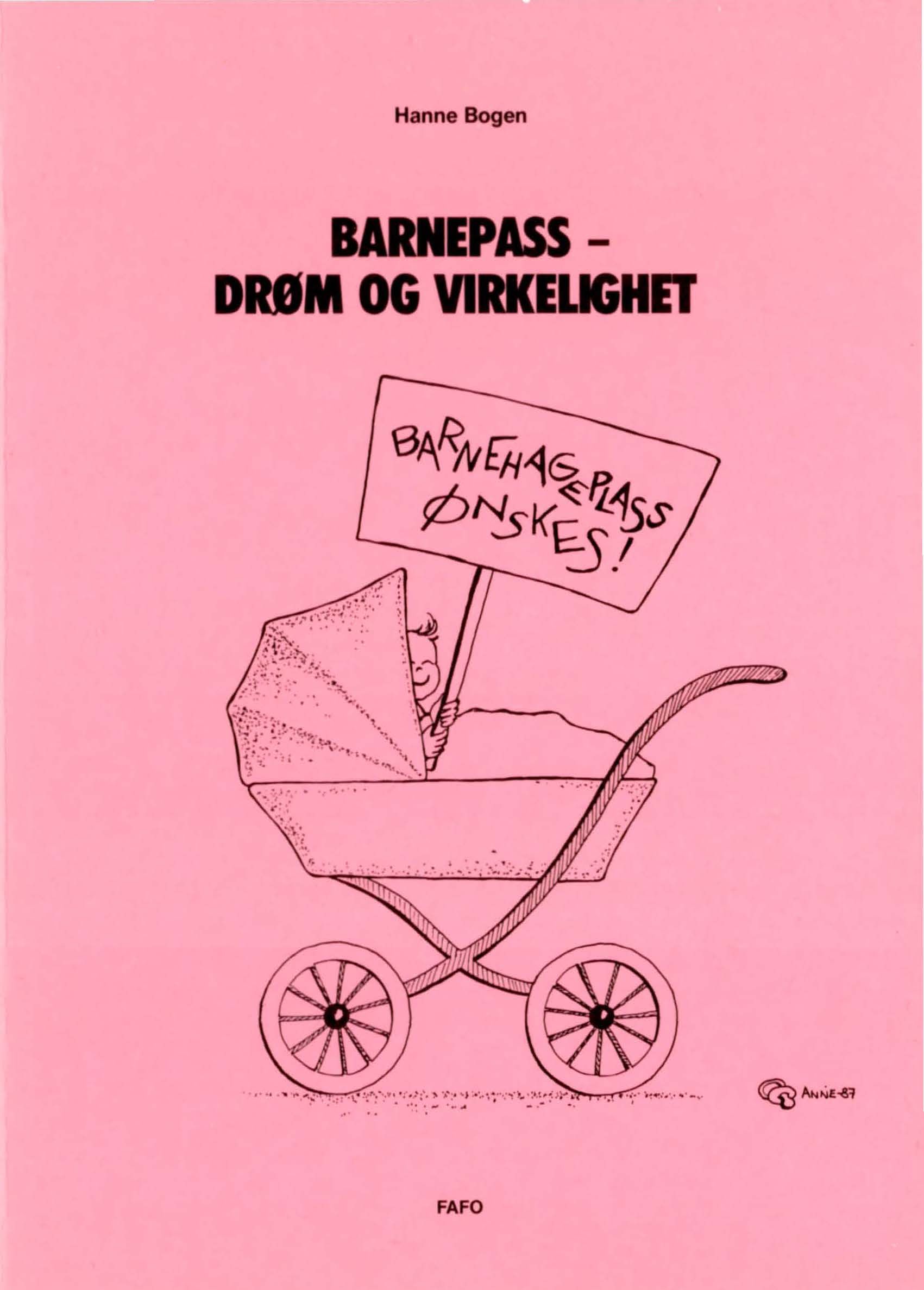 Barnepass - drøm og virkelighet