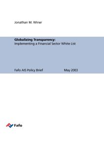 Globalizing Transparency: