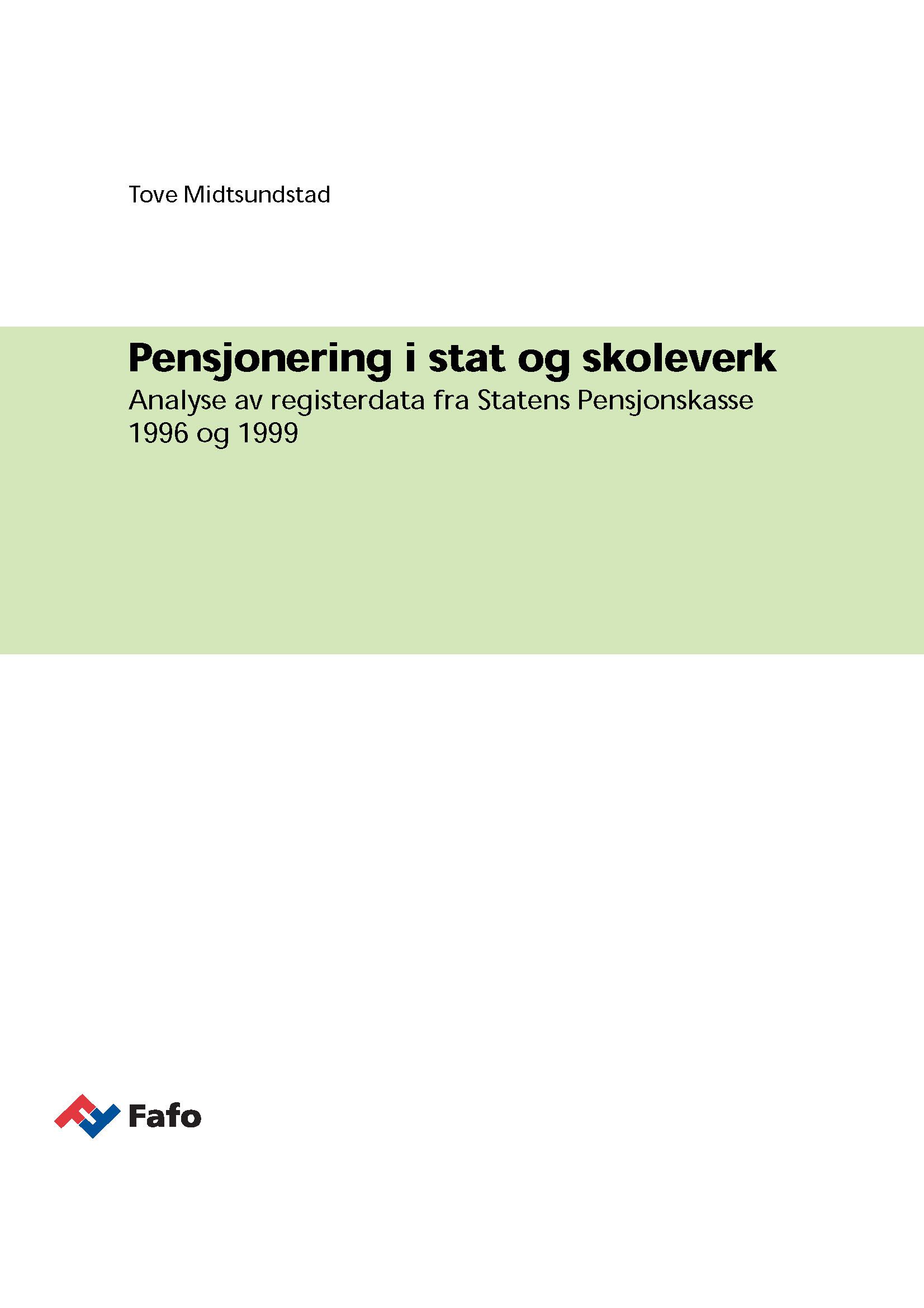 Pensjonering i stat og skoleverk