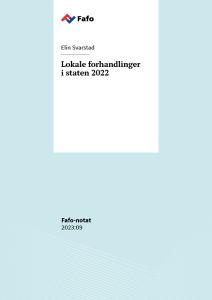 Lokale forhandlinger i staten 2022