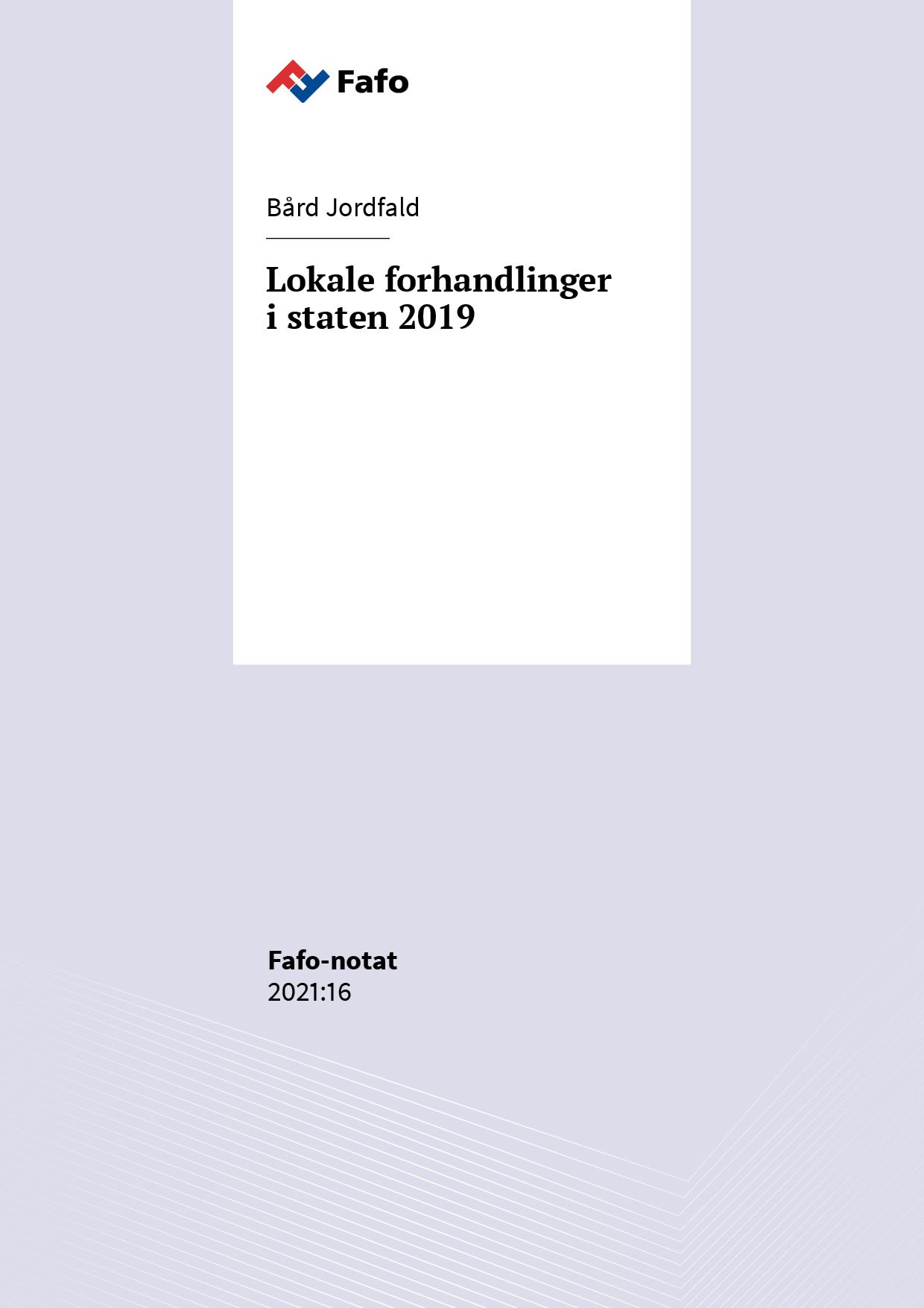 Lokale forhandlinger i staten 2019