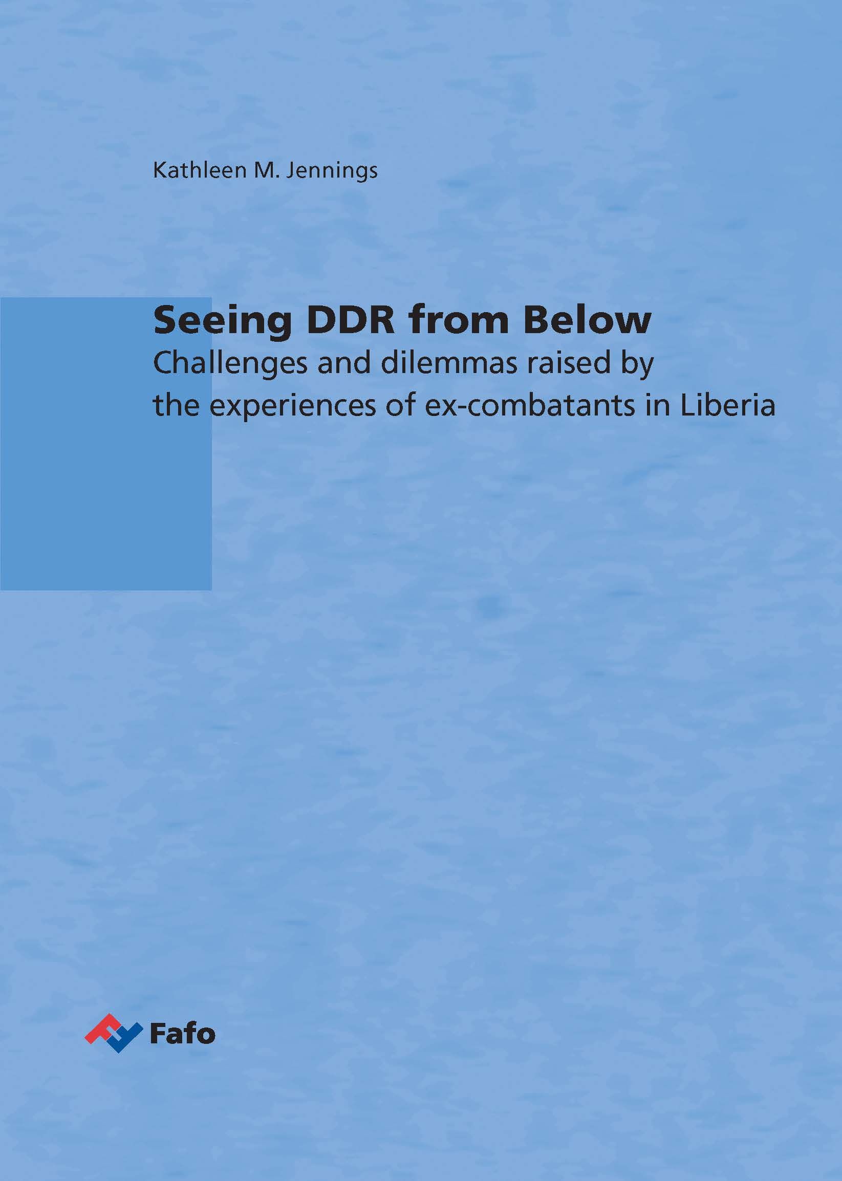 Seeing DDR from Below