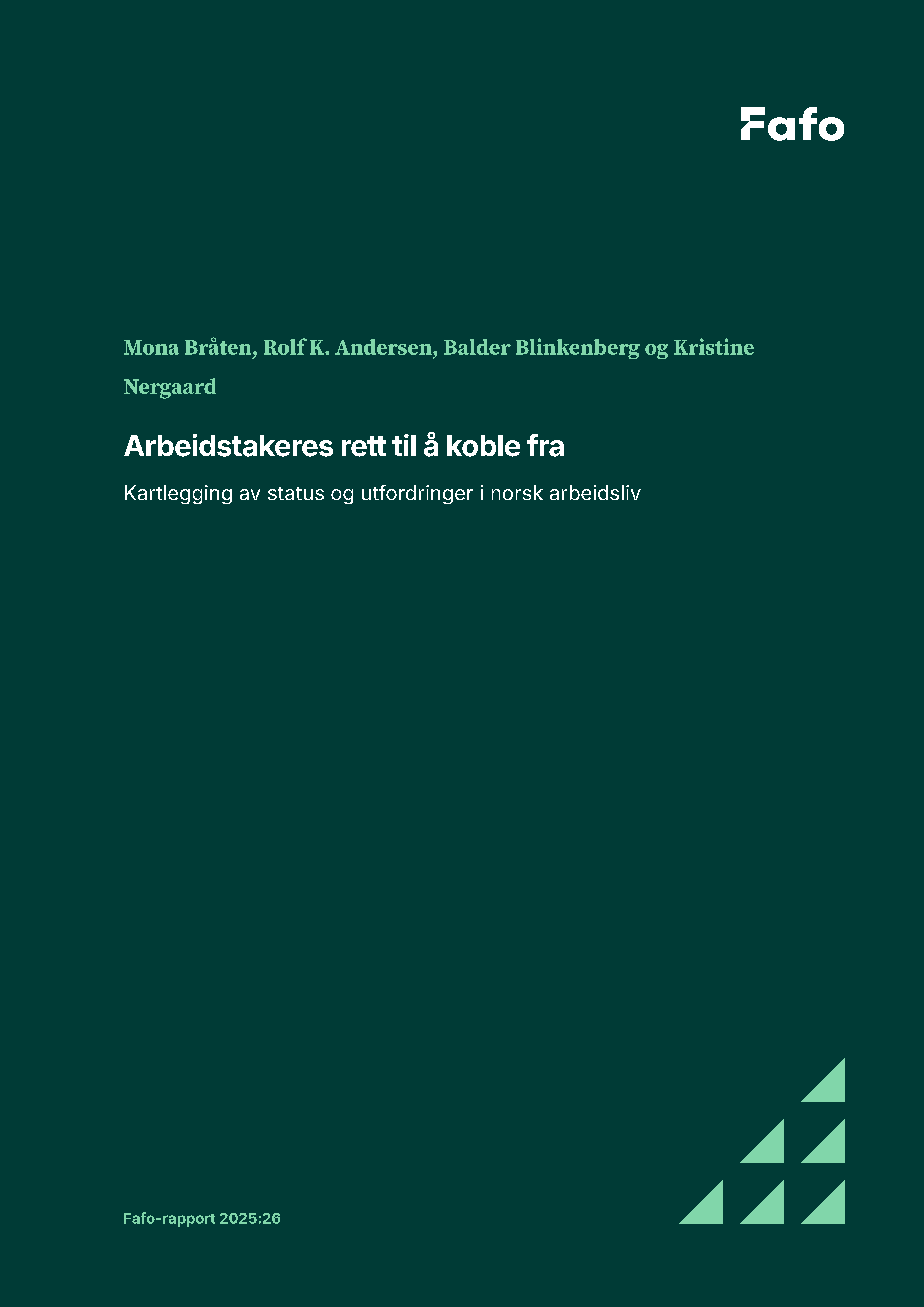 Arbeidstakeres rett til å koble fra