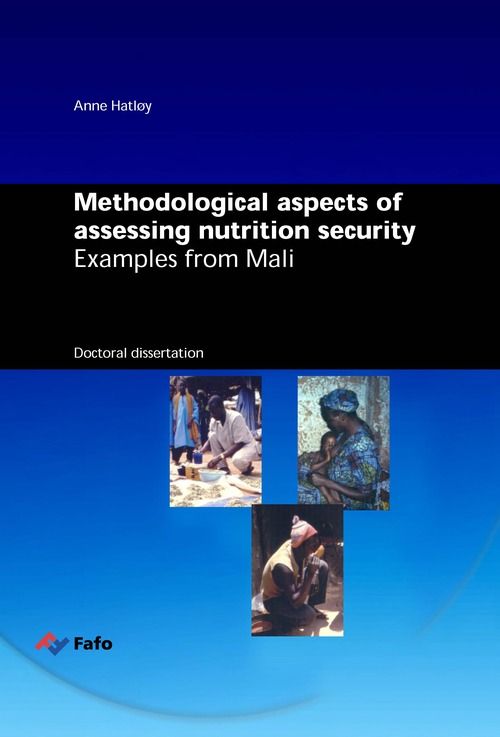 Methodological aspects of assessing nutrition security