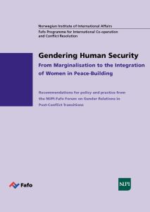 Gendering Human Security
