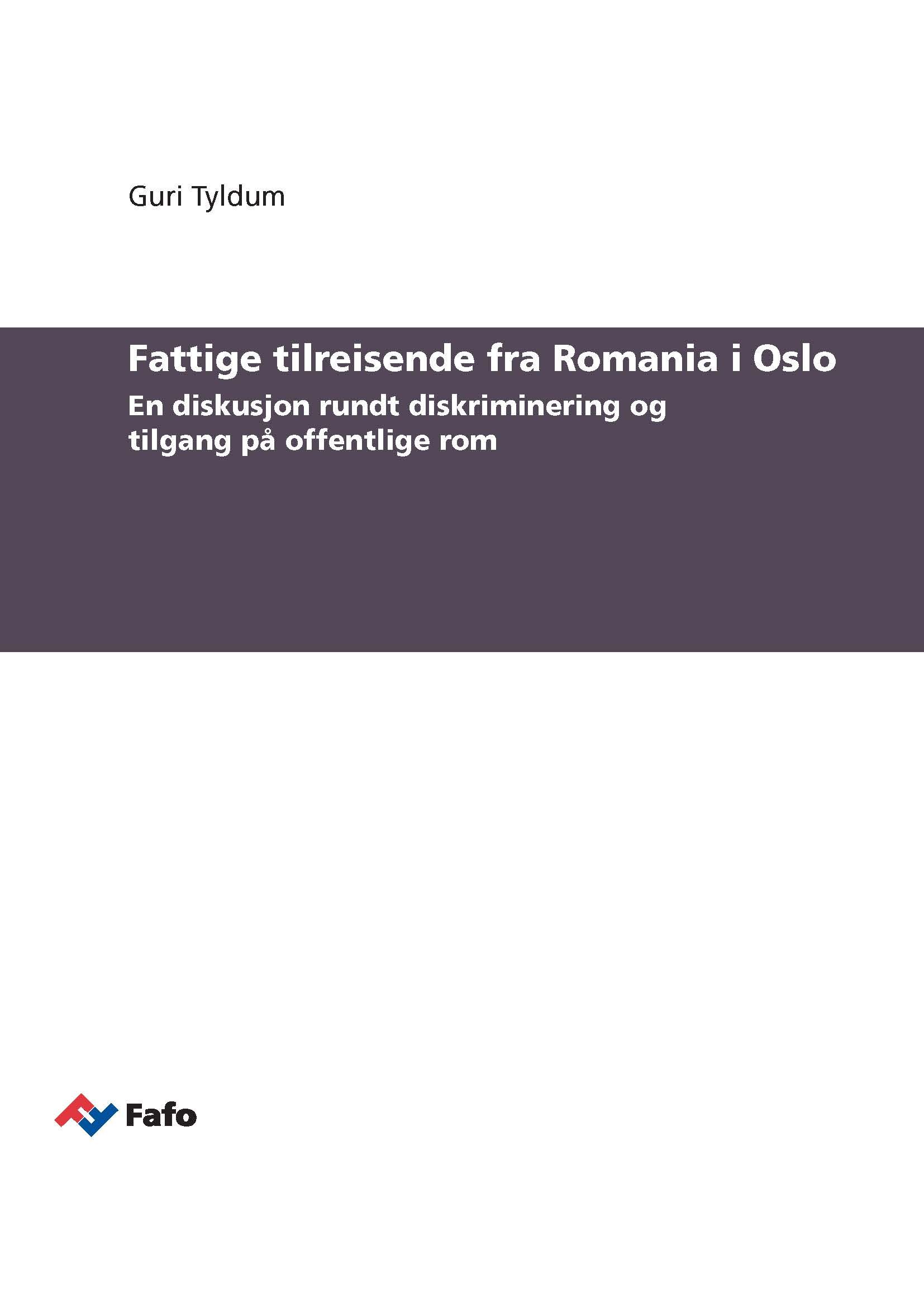 Fattige tilreisende fra Romania i Oslo
