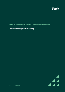 Den fremtidige arbeidsdag