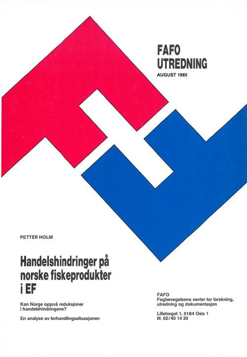 Handelshindringer på norske fiskeprodukter i EF