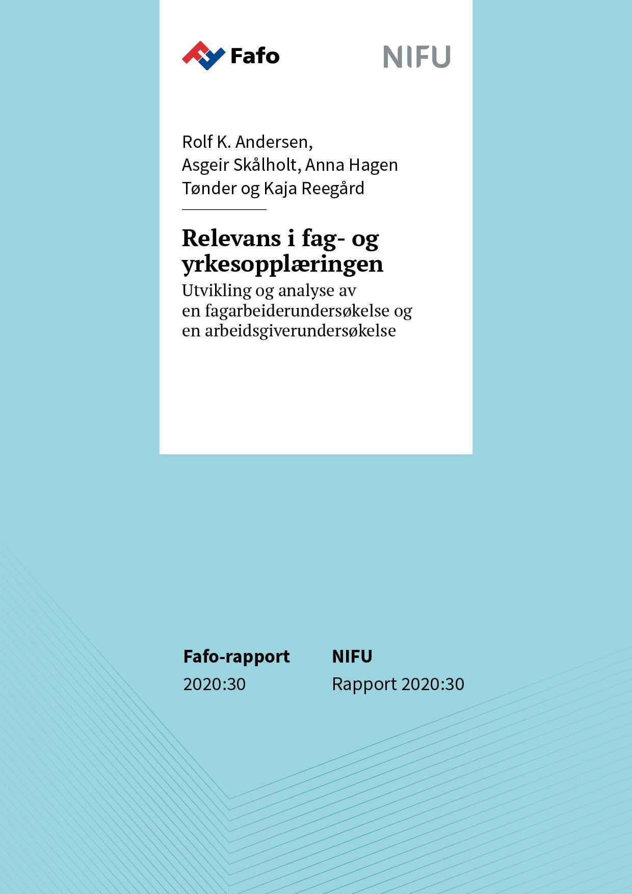 Relevans i fag- og yrkesopplæringen