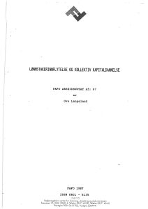 Lønnstakerinnflytelse og kollektiv kapitaldannelse