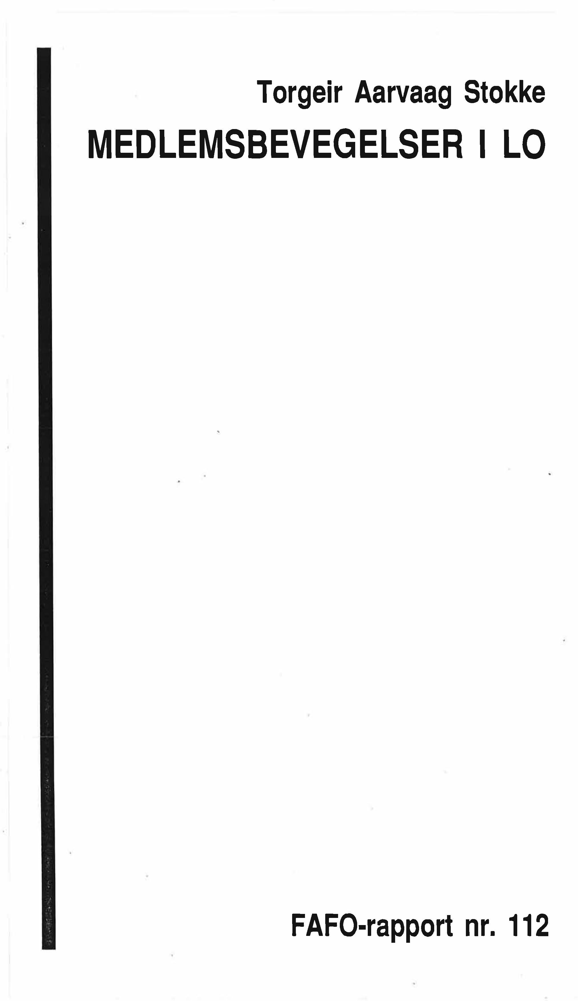 Medlemsbevegelser i LO