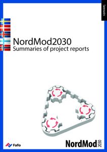 NordMod2030 Summaries of project reports