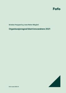 Organisasjonsgrad blant innvandrere 2021