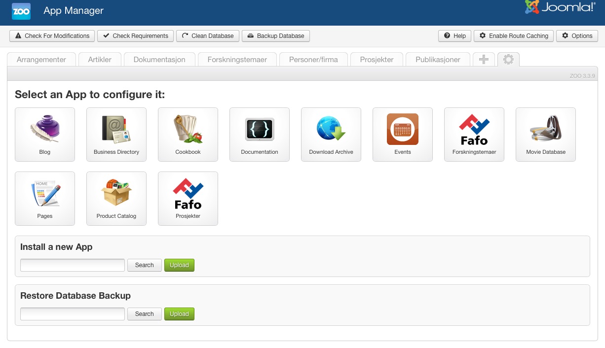 ZOO app manager2