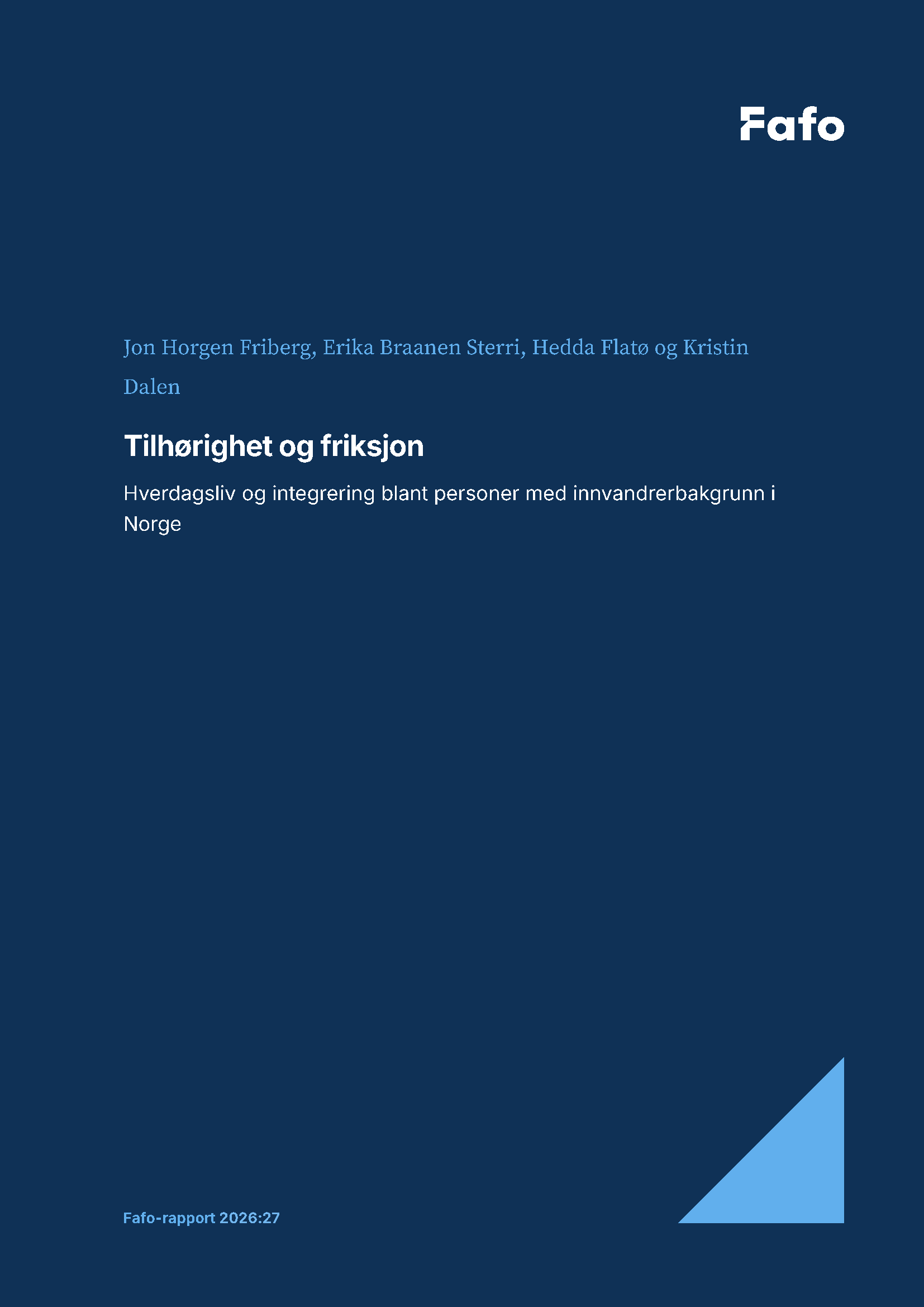Tilhørighet og friksjon