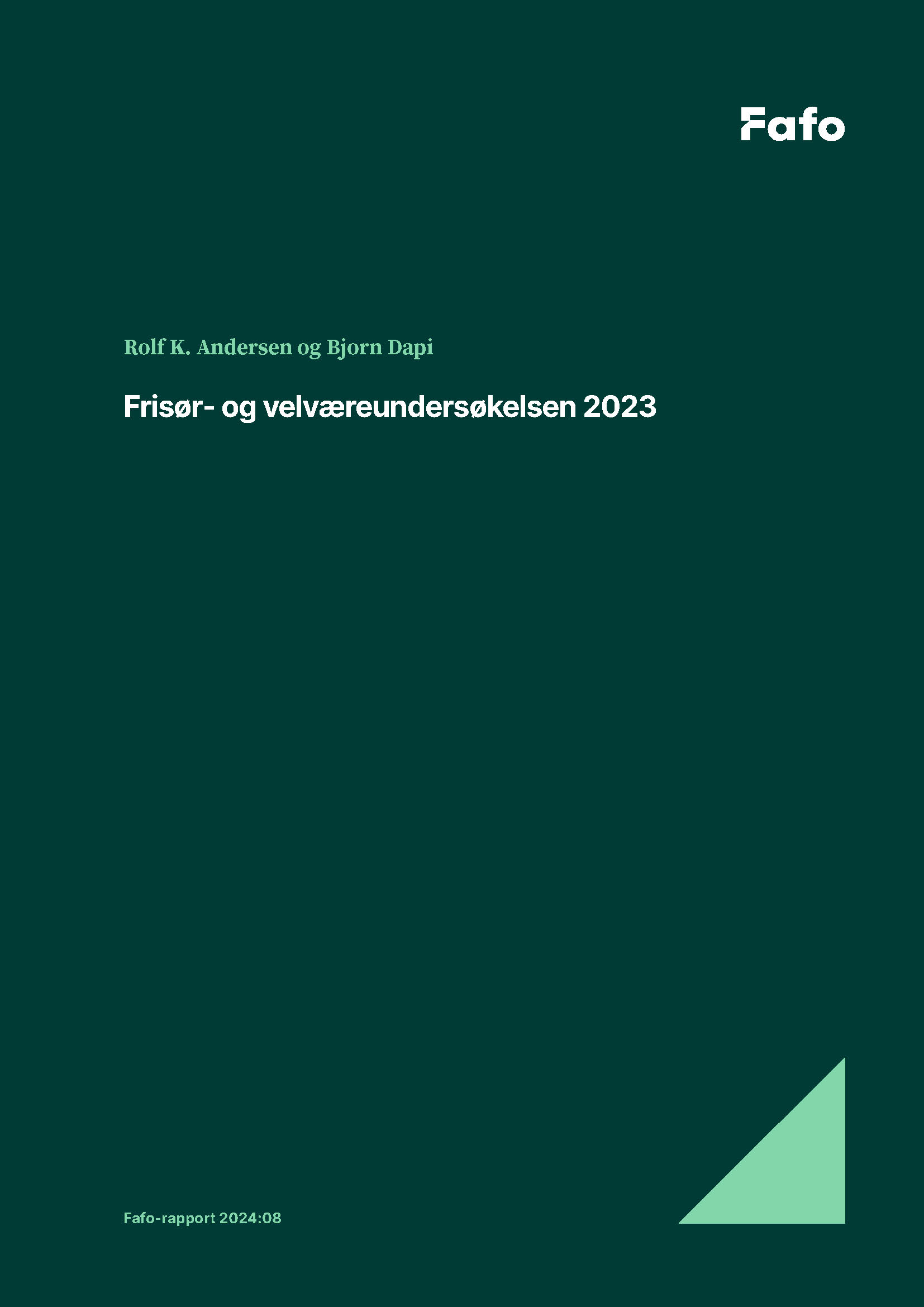 Frisør- og velværeundersøkelsen 2023